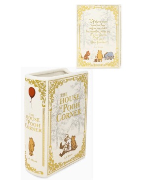 A.A. Milne's The House at Pooh Corner Ceramic Book Container