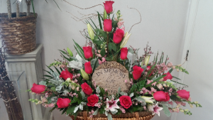 A Beautiful Life Fresh Flowers & Designer's Choice Resin Plaque