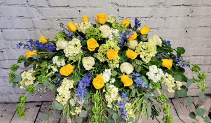 A Beautiful Life Casket Spray 