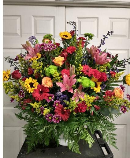 A Beautiful Life Fresh Urn  Arrangement