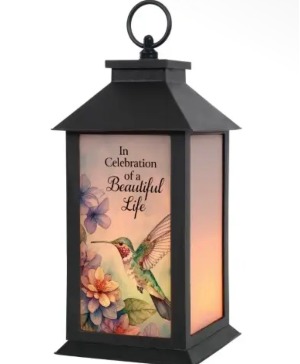 A Beautiful Life Hummingbird Lantern 