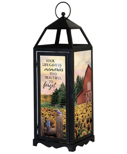A Beautiful Retreat Lantern with Candle