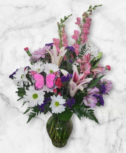 A Beauty For You   FHF-188  Fresh Vase Arrangement (local delivery only)