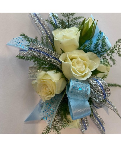 A Bit Of Blue  Corsage 