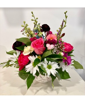 A Bowl of Beauty Spring Arrangement