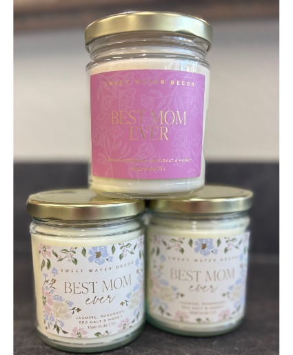 Best Mom Ever candle gift