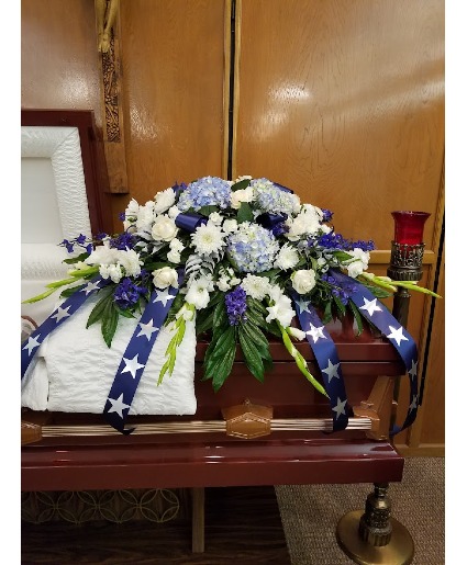 A Cowboy Way Casket Spray