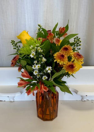 A Dash of Autumn Vase Arrangement