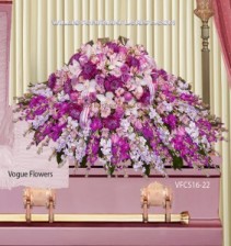 A Divine Journey Sympathy Casket Spray