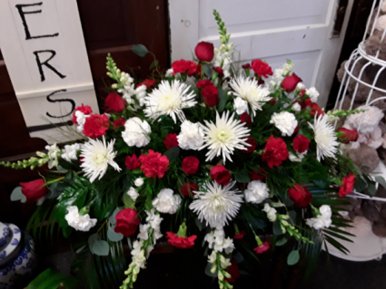A favorite  memory  Fresh funeral spray
