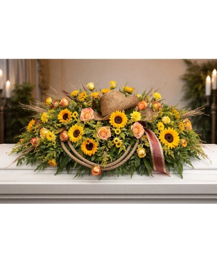 A Final Days Work Casket Spray