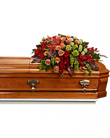 A Fond Farewell Casket Spray 