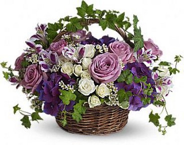 Blissful Basket Spring Arrangement