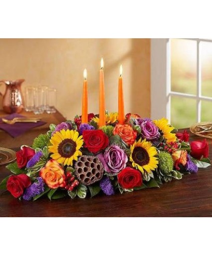 A Harvest Glow Centerpiece