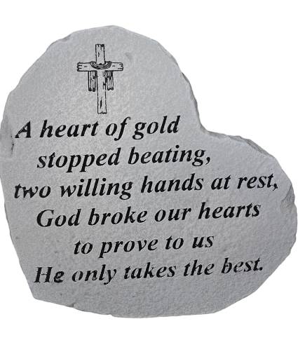 A heart of Gold  Bereavement
