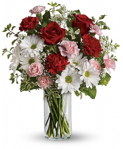 A Kiss in the Park Vase arrangement