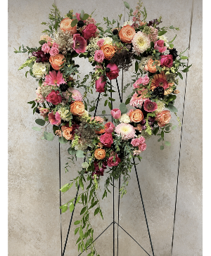 A Life in Full Bloom Luxury standing wreath