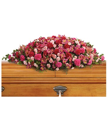A Life Loved Casket Spray  in Winnipeg, MB | MYRA ROSE FLORIST
