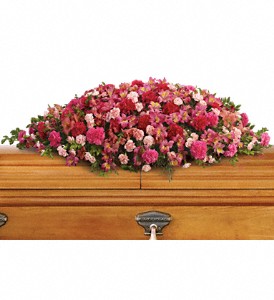 A Life Loved Casket Spray     FS-124 Casket Spray