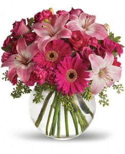 A Little Pink Me Up Spring Arrangement