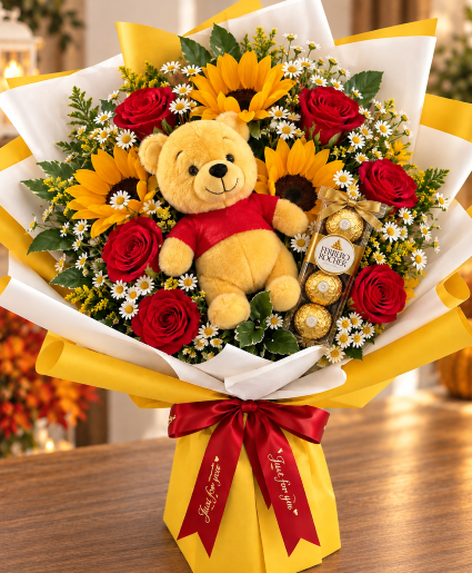 A Little Pooh, A Lot of Love Call Us for Faster Service & Daily Specials: (915) 303-8500 Text Us to Order Anytime: (915) 505-3708 Your trusted source for Flowers & Delivery in El Paso TX 