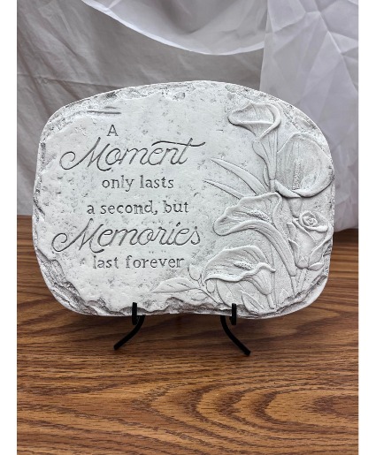 A Moment Only Lasts a Second  Memorial Stone 