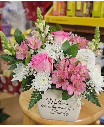 A Mother's Heart Bouquet Keepsake Arrangment