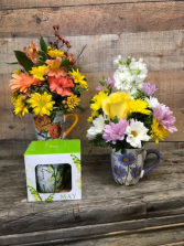 A Mug of Cheer Flowers in a mug