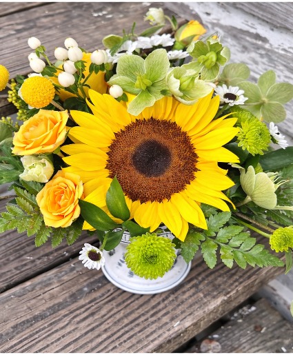 A Pave of Sunflowers Floral Arrangement