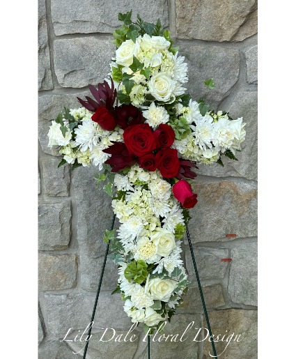 A Peaceful Remembrance Standing Spray