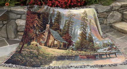 A Peaceful Retreat Woven Throw