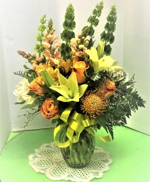 A Peachful Day Bouquet Floral Arrangement