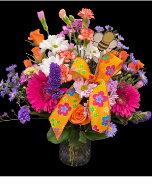 A POP of COLOR Vase arrangement 
