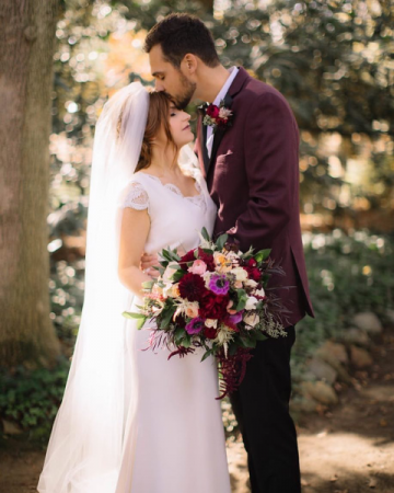 A Romantic Garden Bridal Bouquet Bridal Bouquet 