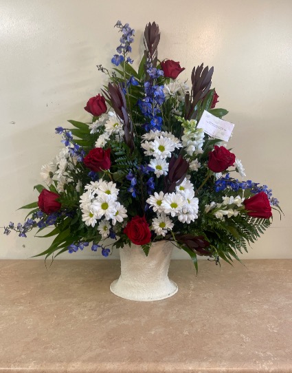 A Salute to our veterans  Sympathy or memorial 