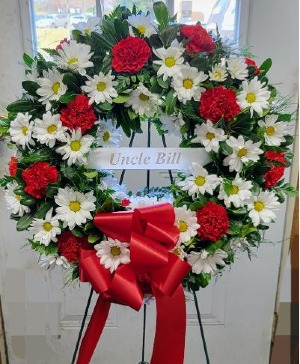 A Simple Touch Goodbye FHF-S54791 Standing Wreath