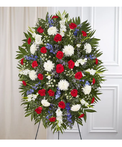 a soldiers salute spray Floral Design
