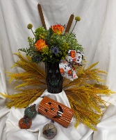 A Spooktacular BOOOquet Fall Arrangement