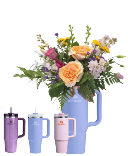 The Signature Sip+Stem 30oz. Stanley Cup Bouquet