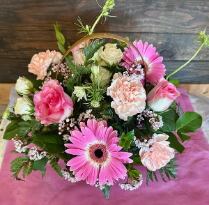 A Tisket A Tasket  Fresh Flower Basket