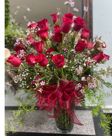 A Touch of Class Two Dozen Red  Red Rose Dream