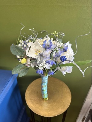 A TOUCH OF PHALAENOPSIS hand tied prom bouquet 