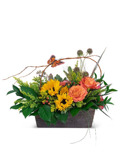 A Walk at Sunset Floral Arrangement