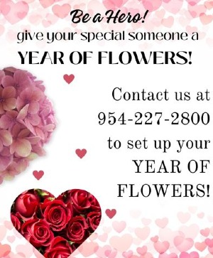 A YEAR OF FLOWERS! Arrangement