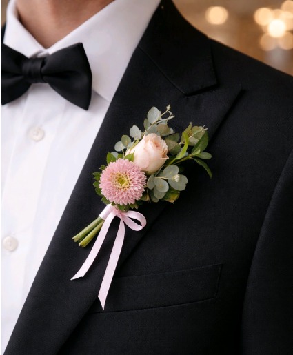 AVOCHA DAHLIA Boutonnière