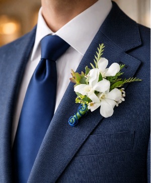 ORCHID ARRANGEMENT Boutonnière