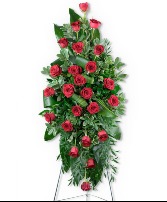 Abiding Love Standing Spray Flower Arrangement