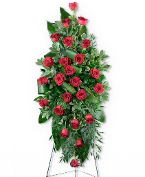 Abiding Love Standing Spray Funeral Arrangement