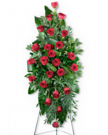 Abiding Love Standing Spray Sympathy Arrangement