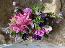 Abundance of Beauty arrangement in ceramic pot 